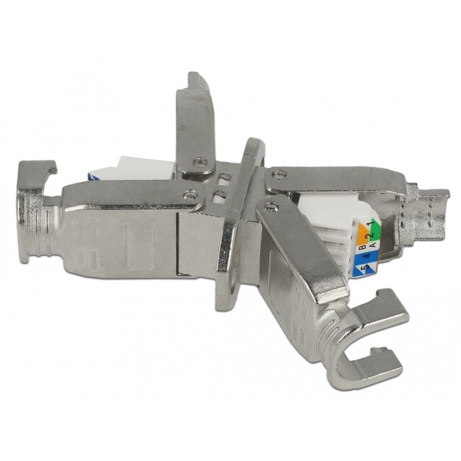 Delock Coupler for network cable Cat.6 STP toolfree for installation