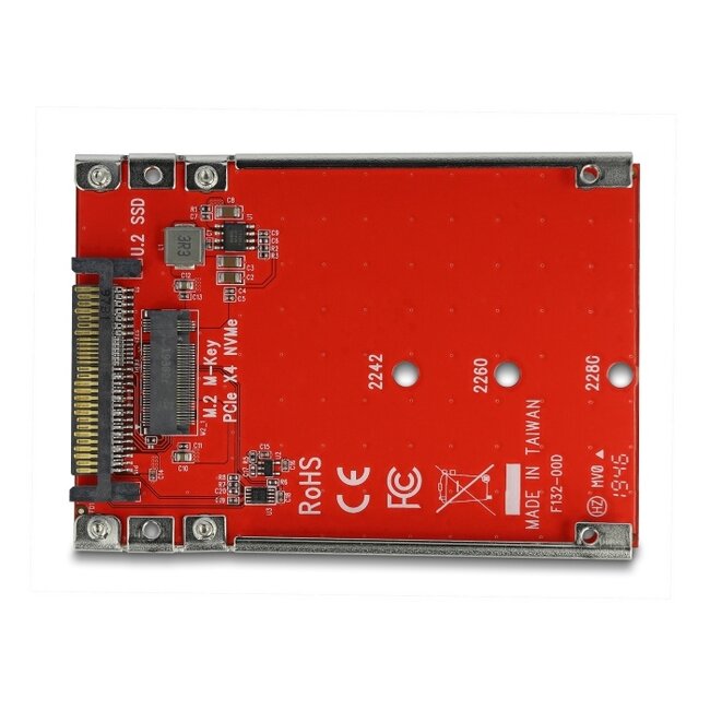 Delock 2.5″ Converter U.2 SFF-8639 > M.2 NVMe Key M - 7 mm