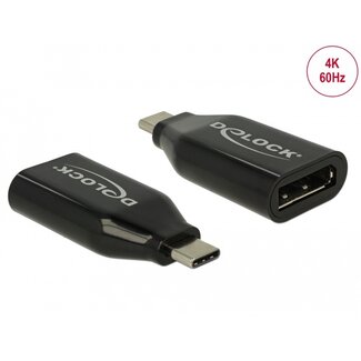 DeLOCK Delock Adapter USB Type-C™ male to DisplayPort female (DP Alt Mode) 4K 60 Hz