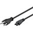 Goobay Mains Connection Cable Switzerland, 1.8 m, Black