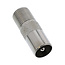 InLine® Koaxial Adapter, IEC- Male (Antenne) auf F-Female