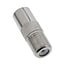 InLine® Koaxial Adapter, IEC- Male (Antenne) auf F-Female