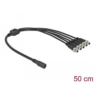 DeLOCK Delock DC Splitter Cable 5.5 x 2.1 mm 1 x female to 5 x male screwable