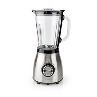 Nedis Blender | 800 W | 1.5 l | Glas | 2-Snelheden | Zilver / Zwart