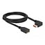 Delock DisplayPort extension cable male 90° left angled to female 8K 60 Hz 2 m