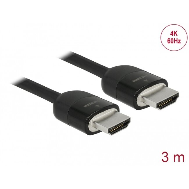 Delock Premium HDMI Cable 4K 60 Hz 3 m