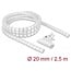 Delock Spiral Hose with Pull-in Tool 2.5 m x 20 mm white