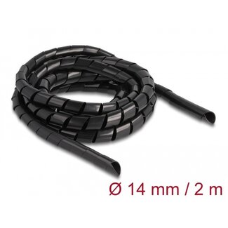 DeLOCK Delock Spiral Hose flexible 2 m x 14 mm black