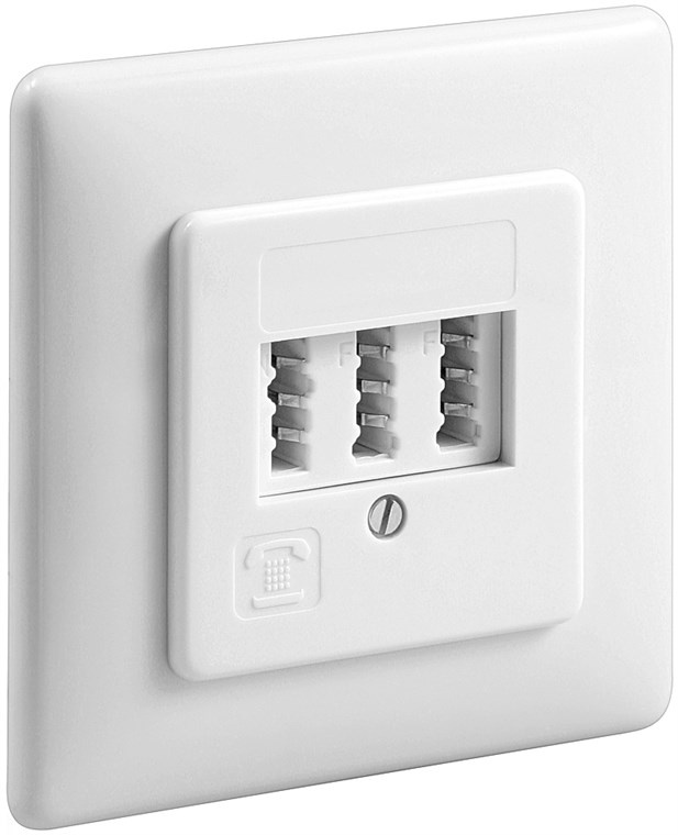 Pro 3 TAE-NFN wall plate flush mount