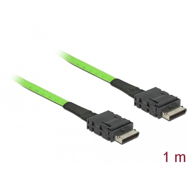 Delock Cable OCuLink PCIe SFF-8611 to OCuLink SFF-8611 1 m