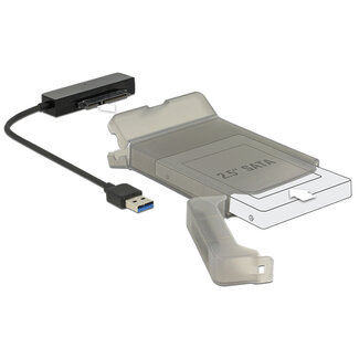 DeLOCK Delock Converter USB 3.0 Type-A male > SATA 6 Gb/s 22 pin with 2.5″ Protection Cover