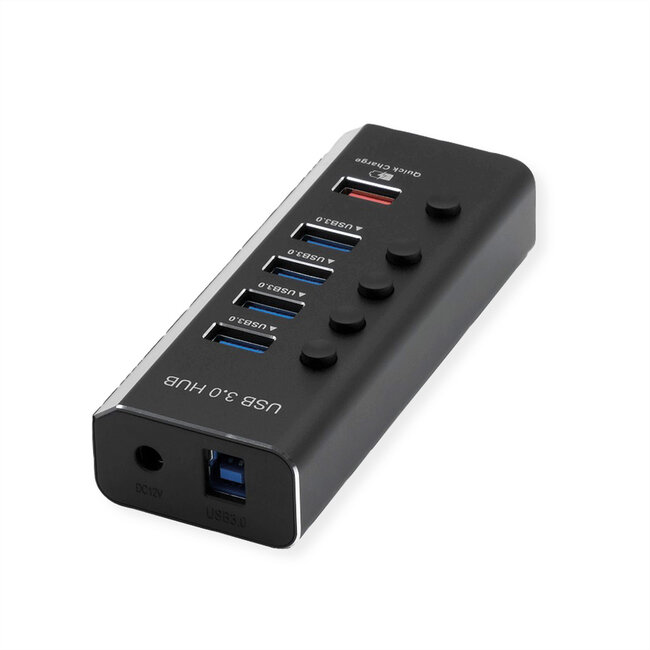 ROLINE USB 3.2 Gen 1 Notebook Hub 4 poorts + 1x opladen