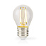 LED-Filamentlamp E27 | G45 | 4.5 W | 470 lm | 2700 K | Dimbaar | Warm Wit | Retrostijl | 1 Stuks