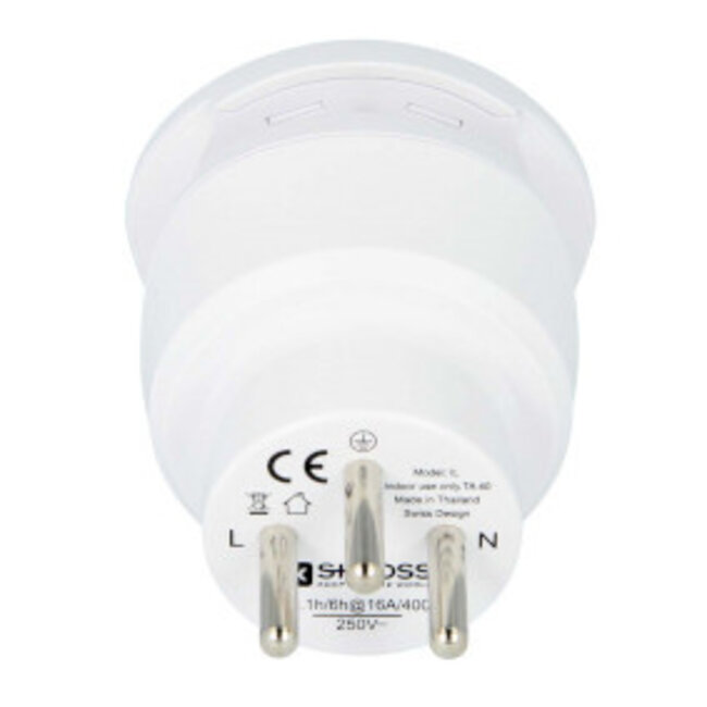 Reisadapter Combo - Wereld-naar-Israël Geaard