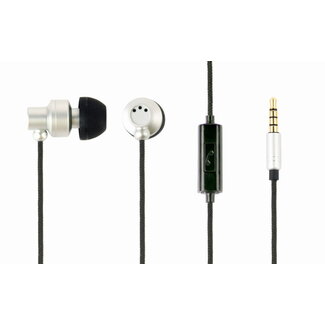 GMB-Audio In-Ear oordopjes ''Paris'' zilver met microfoon