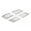 Delock 19″ Cable Management Brush Strip 2U grey