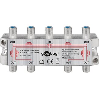 Goobay Goobay SAT Distributor, 8-Pack