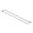 Delock Stainless Steel Cable Ties L 500 x W 4.6 mm white 10 pieces