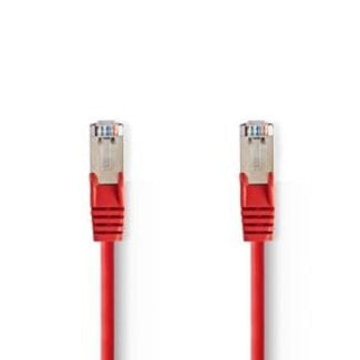 Nedis CAT5e Netwerkkabel | SF/UTP | RJ45 Male | RJ45 Male | 10.0 m | Rond | PVC | Rood | Polybag