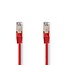 CAT5e Netwerkkabel | SF/UTP | RJ45 Male | RJ45 Male | 10.0 m | Rond | PVC | Rood | Polybag