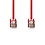 CAT5e Netwerkkabel | SF/UTP | RJ45 Male | RJ45 Male | 10.0 m | Rond | PVC | Rood | Polybag