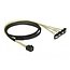Delock Cable Mini SAS HD SFF-8643 > 4 x SATA 7 Pin angled 1 m