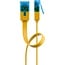 Goobay CAT 6A Flat Patch Cable U/UTP, yellow 3 m