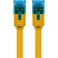 Goobay CAT 6A Flat Patch Cable U/UTP, yellow 3 m