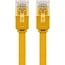 Goobay CAT 6 Flat Patch Cable, U/UTP, yellow 3 m