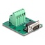 Delock D-Sub 9 pin male to Terminal Block for DIN rail