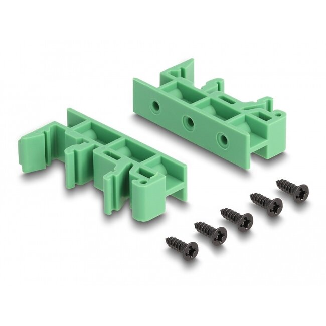 Delock D-Sub 9 pin male to Terminal Block for DIN rail