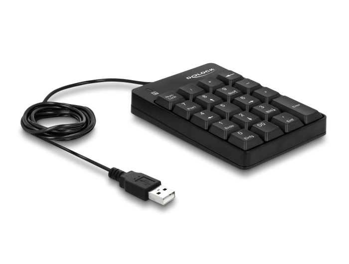DeLOCK 12481. Aansluiting: USB, Bedoeld voor: Universeel. Kleur van het product: Zwart, Lengte snoer: 1,5 m. Type stroombron: USB. Breedte: 81 mm, Diepte: 124 mm, Hoogte: 21 mm