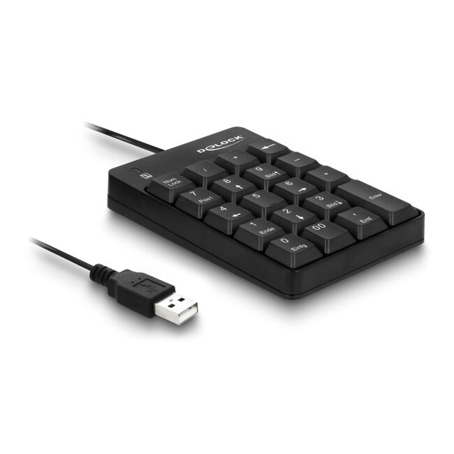Delock USB Keypad 19 keys black