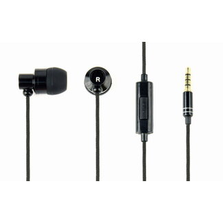 GMB-Audio In-Ear oordopjes ''Paris'' zwart met microfoon