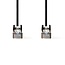 CAT5e Netwerkkabel | SF/UTP | RJ45 Male | RJ45 Male | 20.0 m | Rond | PVC | Zwart | Envelop