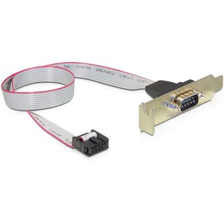 DeLOCK Delock Low Profile Slot Bracket > 1 x Serial Pin layout: 1:1