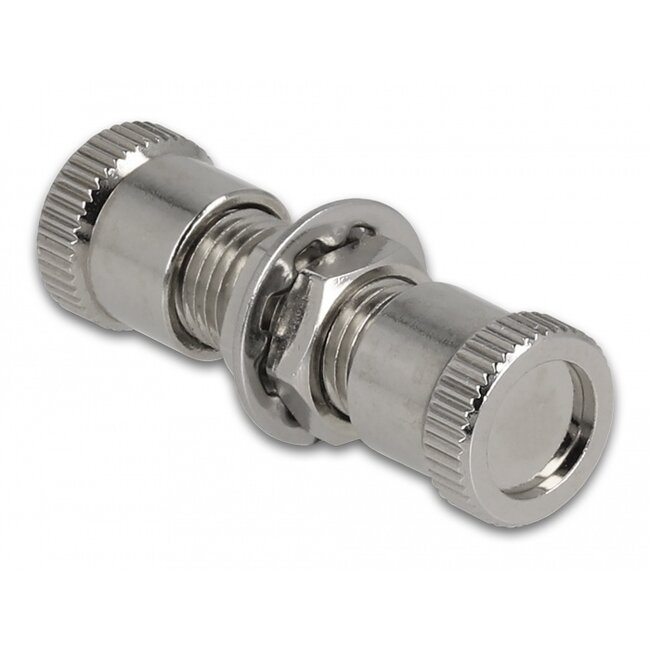 Delock Optical Fiber Coupler SMA 905 Simplex female to SMA 905 Simplex female metal