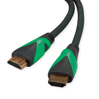 ROLINE GREEN ROLINE GREEN ATC 8K HDMI Ultra HD Kabel met Ethernet, M/M, zwart, 1 m