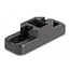 Delock Keystone LSA Set with clip-on holder RJ45 / RJ11 Cat.6 black