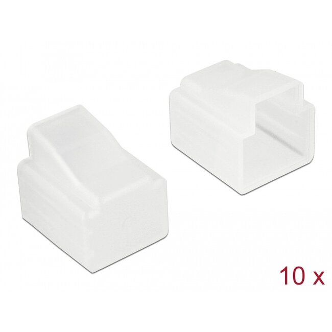 Delock Dust Cover for RJ11 plug 10 pieces transparent