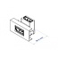 Delock Easy 45 DisplayPort Module angled 90° 22.5 x 45 mm
