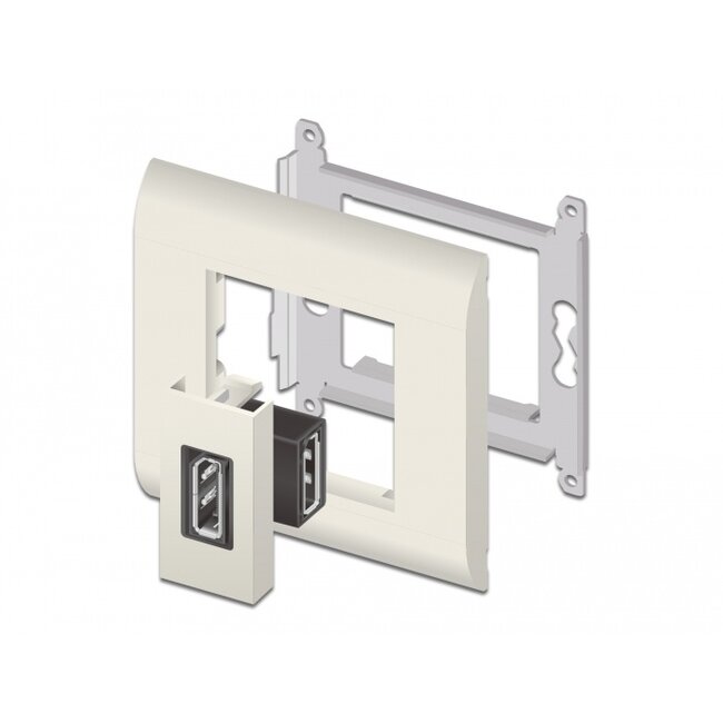 Delock Easy 45 DisplayPort Module angled 90° 22.5 x 45 mm