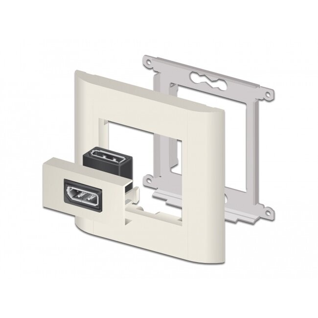 Delock Easy 45 DisplayPort Module angled 90° 22.5 x 45 mm