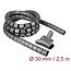Delock Spiral Hose with Pull-in Tool 2.5 m x 30 mm grey