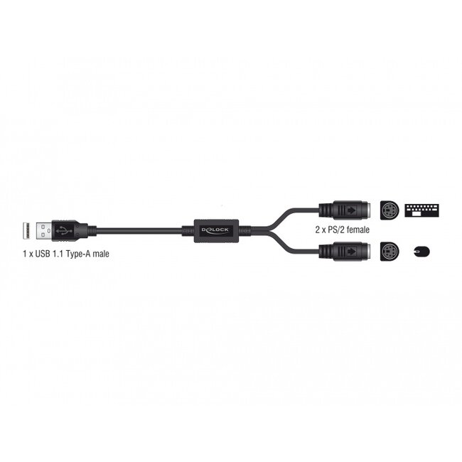 Delock USB to PS/2 Adapter