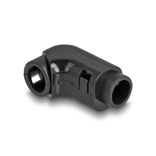 Delock Cable Clips for Angling 8 pieces black