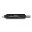 Delock Card Reader SuperSpeed USB 5 Gbps USB Type-C™ / Type-A for SD and Micro SD memory cards