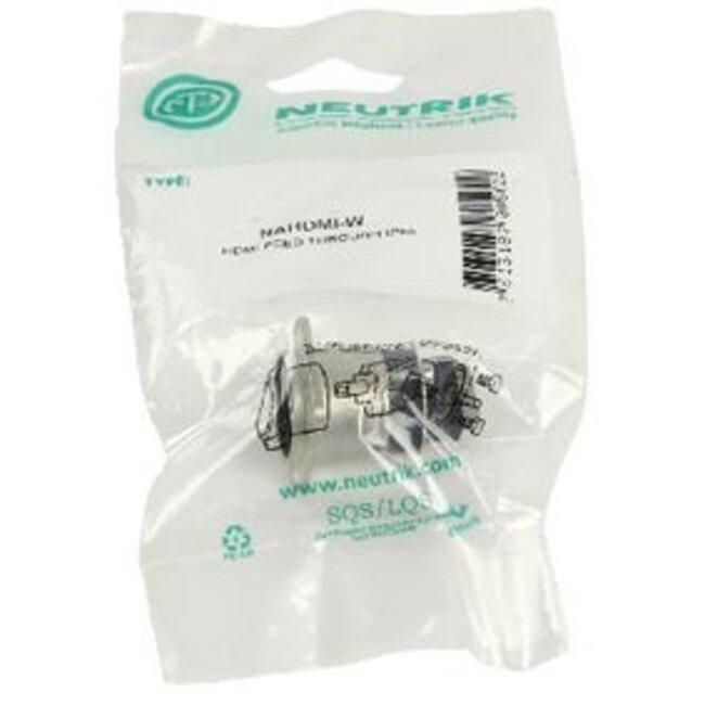 HDMI 1.3 feedthrough adapter met D-form behuizing