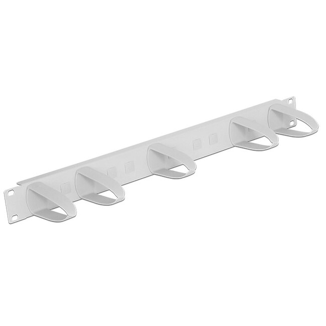 Delock 19″ Cable Management Panel universal grey