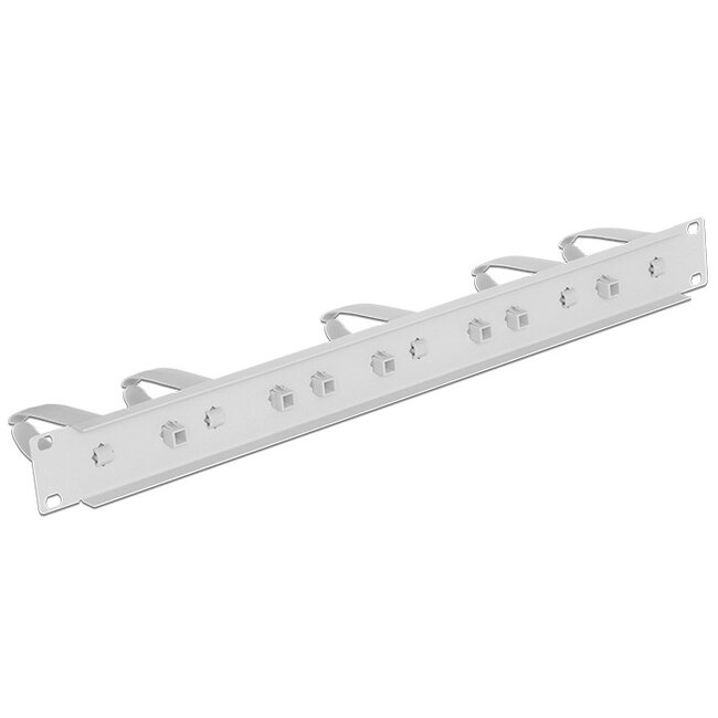 Delock 19″ Cable Management Panel universal grey